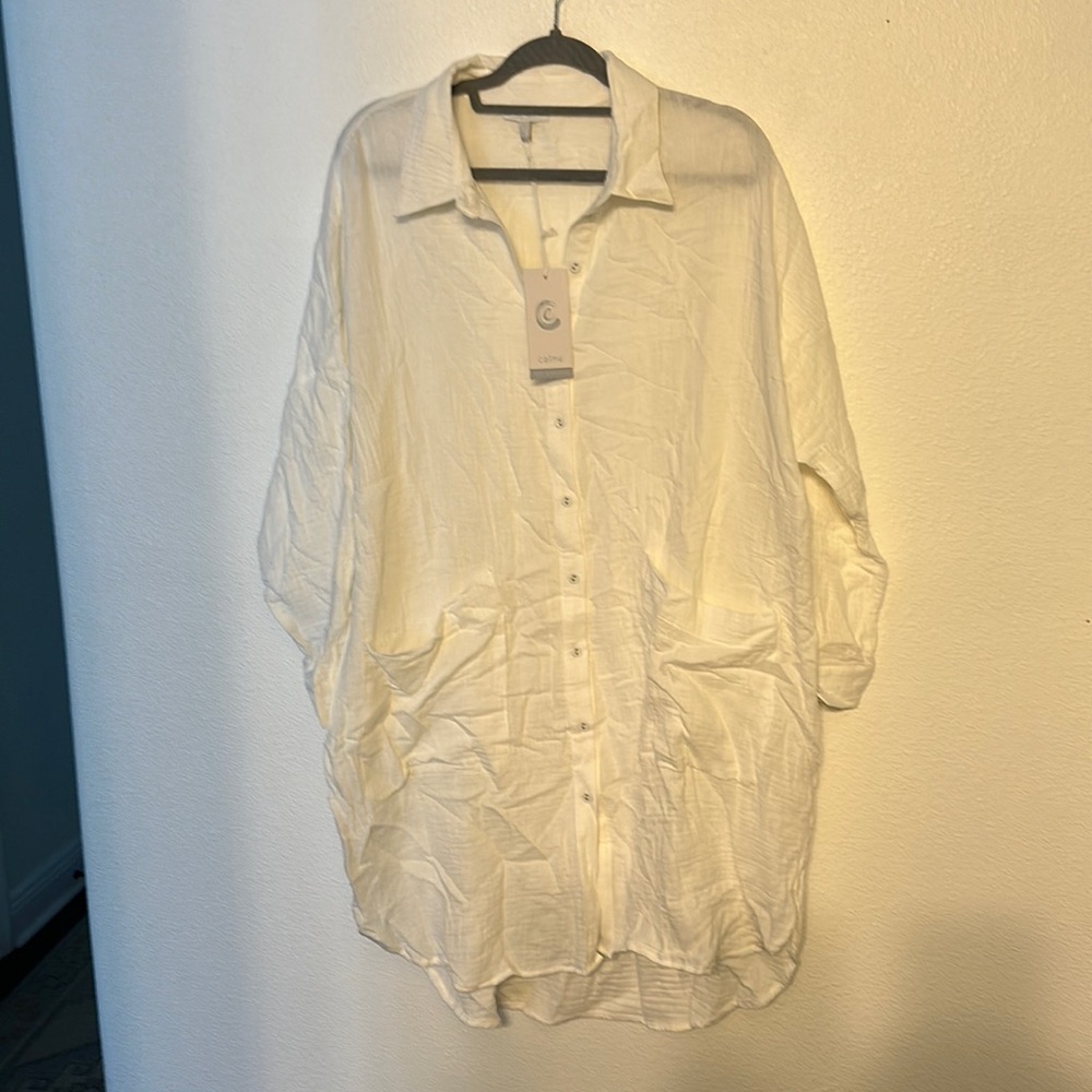 Johnny Was Calme Shirt Dress- NWT